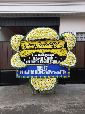 Papan Bunga Duka di Tirtosari
